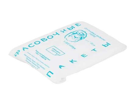 Пакет фасовочный в пластах 1000шт, ПНД 15см/20см/8мк