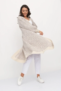Кардиган И 016/беж-молочный