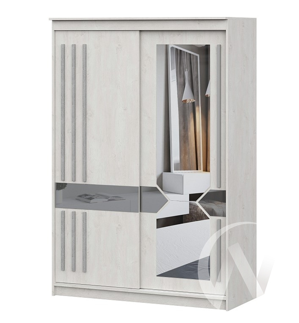 Шкаф-купе №25 1,5 Грей