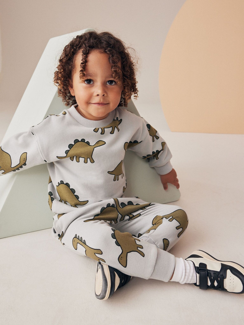 Толстовка и спортивные брюки в комплекте для мальчика Next N96-332, Серый