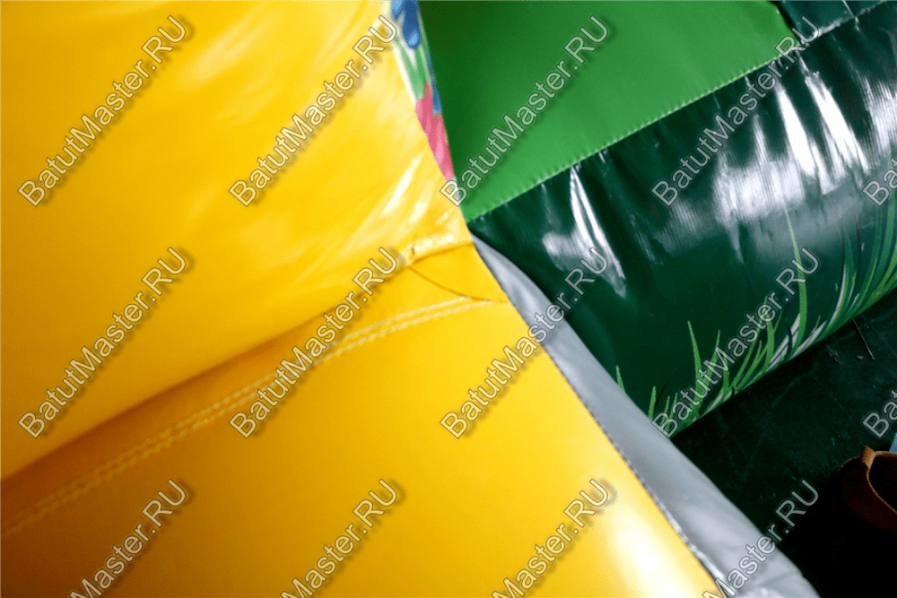 Коммерческий надувной батут "Сундучок с крышей"