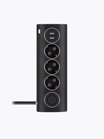 Сетевой фильтр Rombica NEO WC3U Black, 2 x USB, 3 x 220V, чёрный, 1.5м