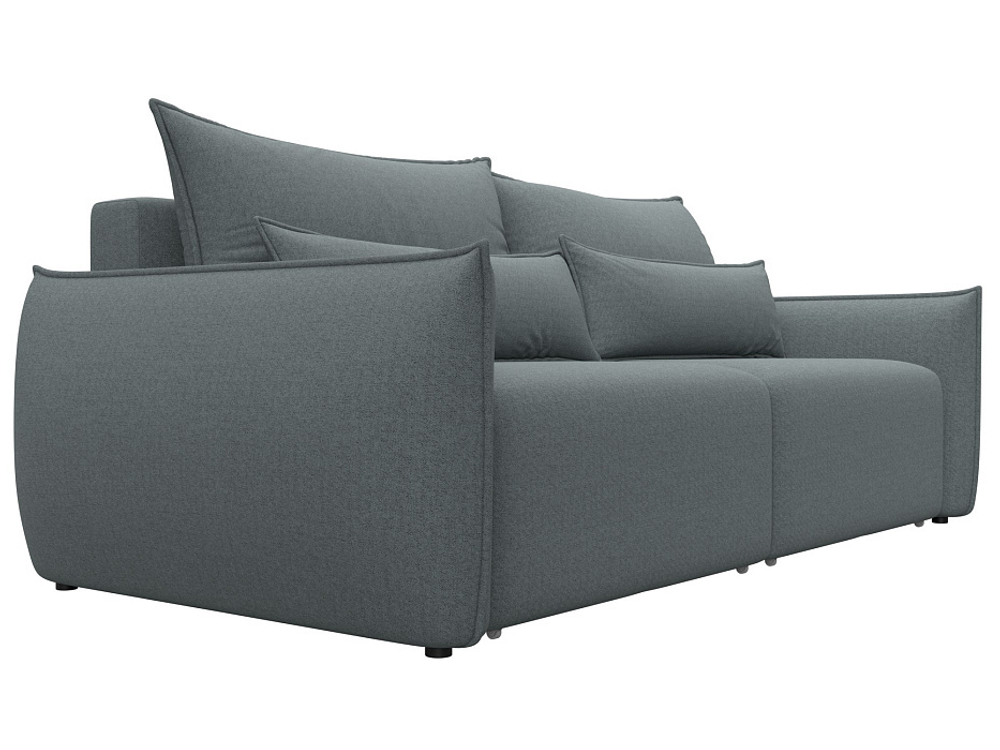 Диван прямой Лига-051 НПБ РОГОЖКА Амур 07 серый