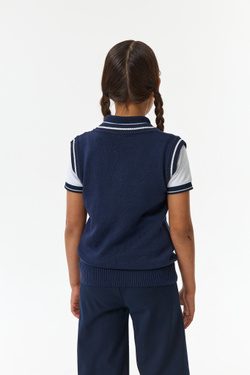 Жилет школьный вязаный (с липучкой)