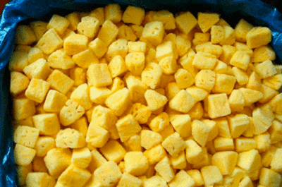 Ананас замороженный сегмент (вес)