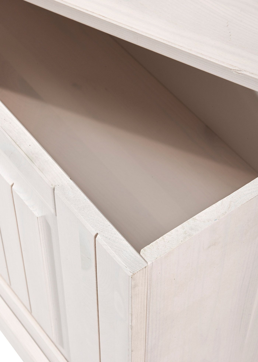 Деревянный сундук скамья для хранения напольный белый