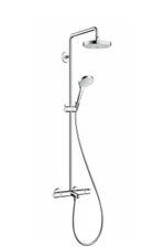 Душевой комплект Hansgrohe 27351400 Croma Select S 180 2jet Showerpipe, белый/хром