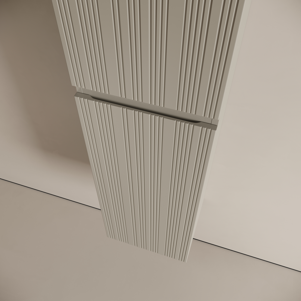 Шкаф-пенал подвесной SANCOS Code, 350х350х1650 мм, цвет серая платина, арт. PCD35GP