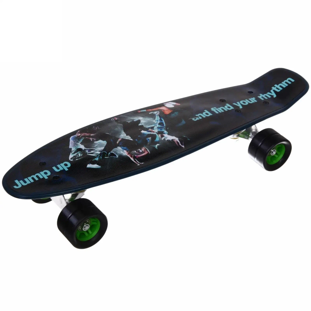 Скейтборд Live, 56*15 см (колеса ПУ, метал. подвеска)