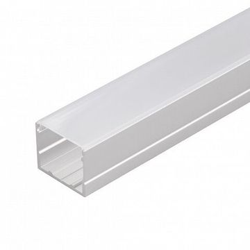 Алюминиевый профиль анодированный (канал) с экраном для фиксации ленты 2м ARL-A84 055692 ARH-CH17-2000-ANOD Arlight