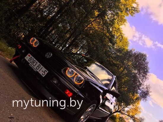 Поворотники с галогеном VW Golf 3 / Vento black