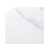 Стол Festa 140x85x77см, керамогранит белый мрамор