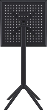 Стол пластиковый барный складной Siesta Contract Sky Folding Bar Table 60, черный