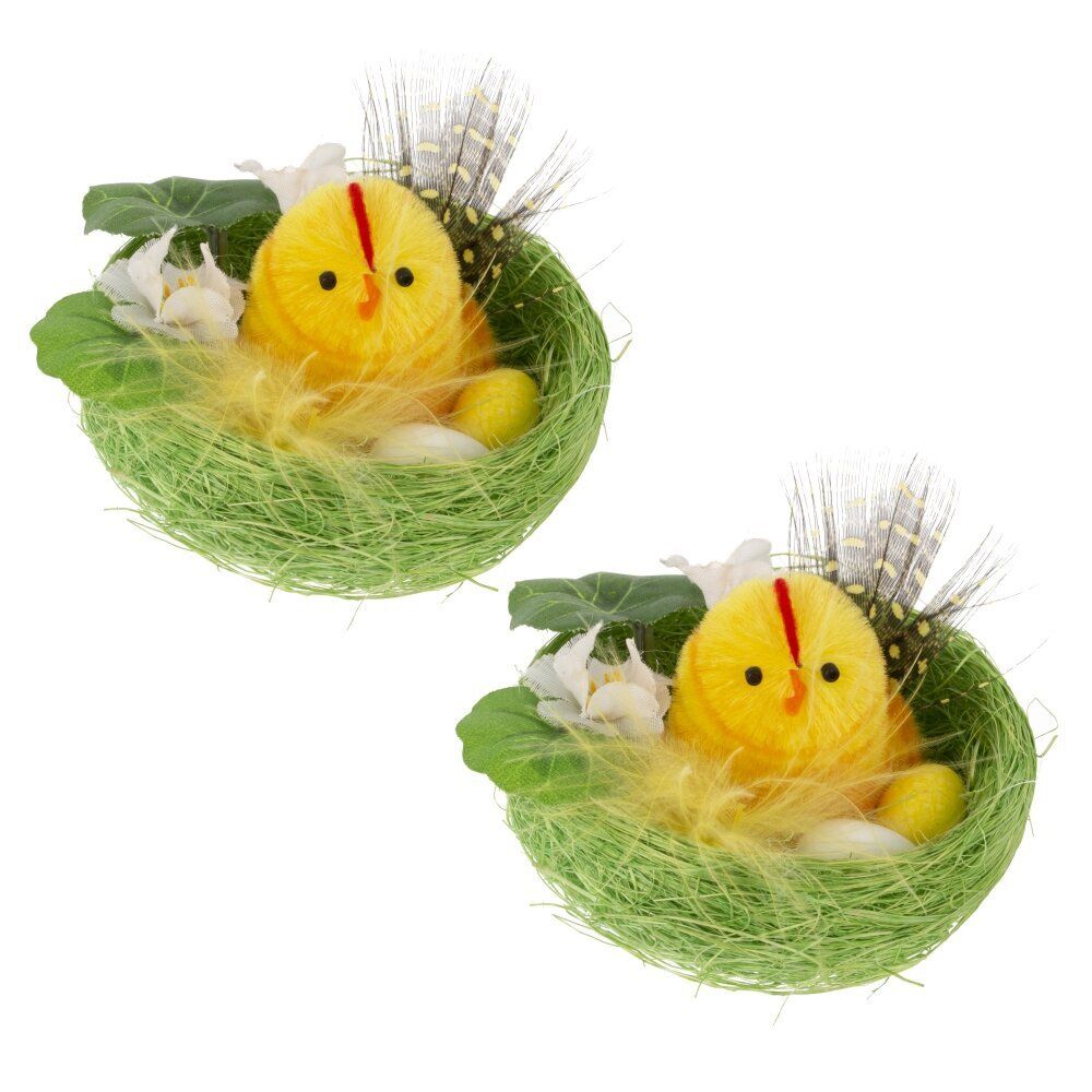 GAEM Набор из 2-х изделий декоративных "Гнездо пасхальное" (7*5,5), L14 W7,5 H6 см