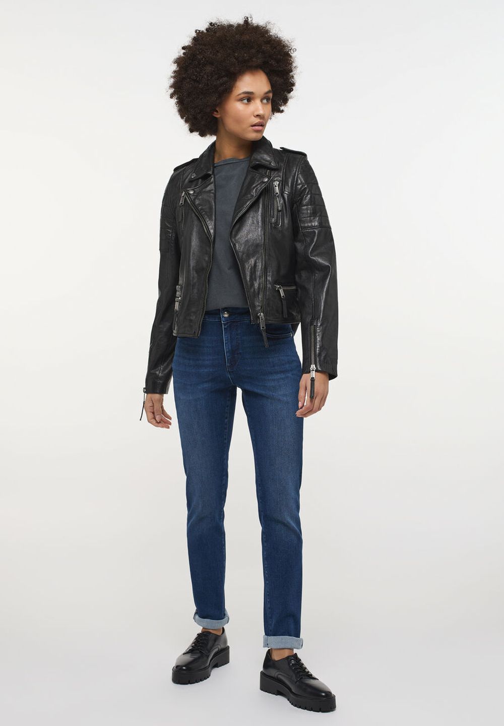 Куртка women's asym. biker jacket MU-W23-52-1000