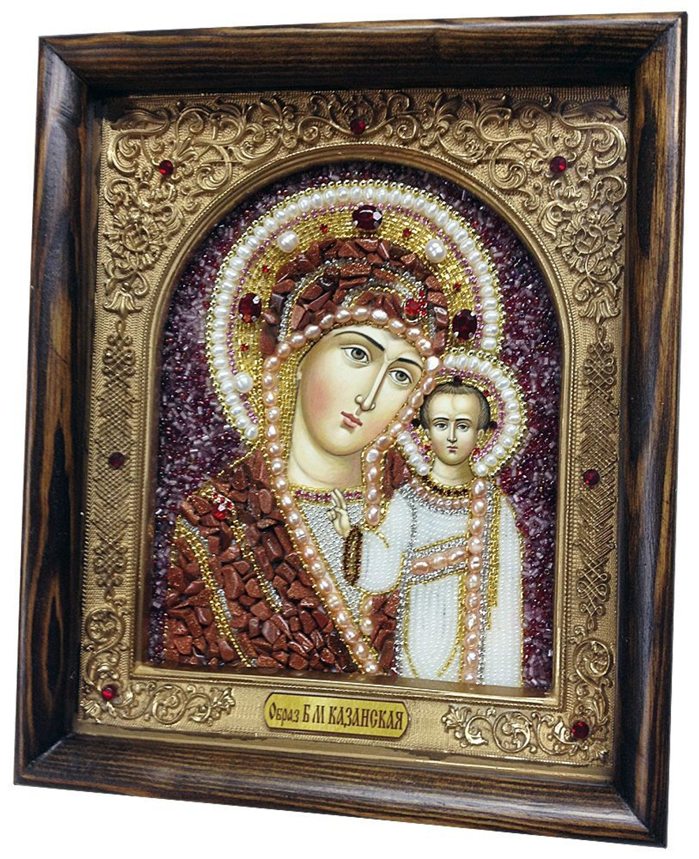 Икона Пресвятая Богородица Казанская бисер