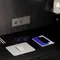 Выключатель встраиваемый VOLTUM S70 трехклавишный 10А, (шелк) vls030104
