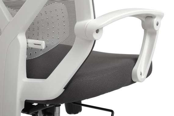 Кресло Oliver RCH W-203AC Белый пластик/Серый