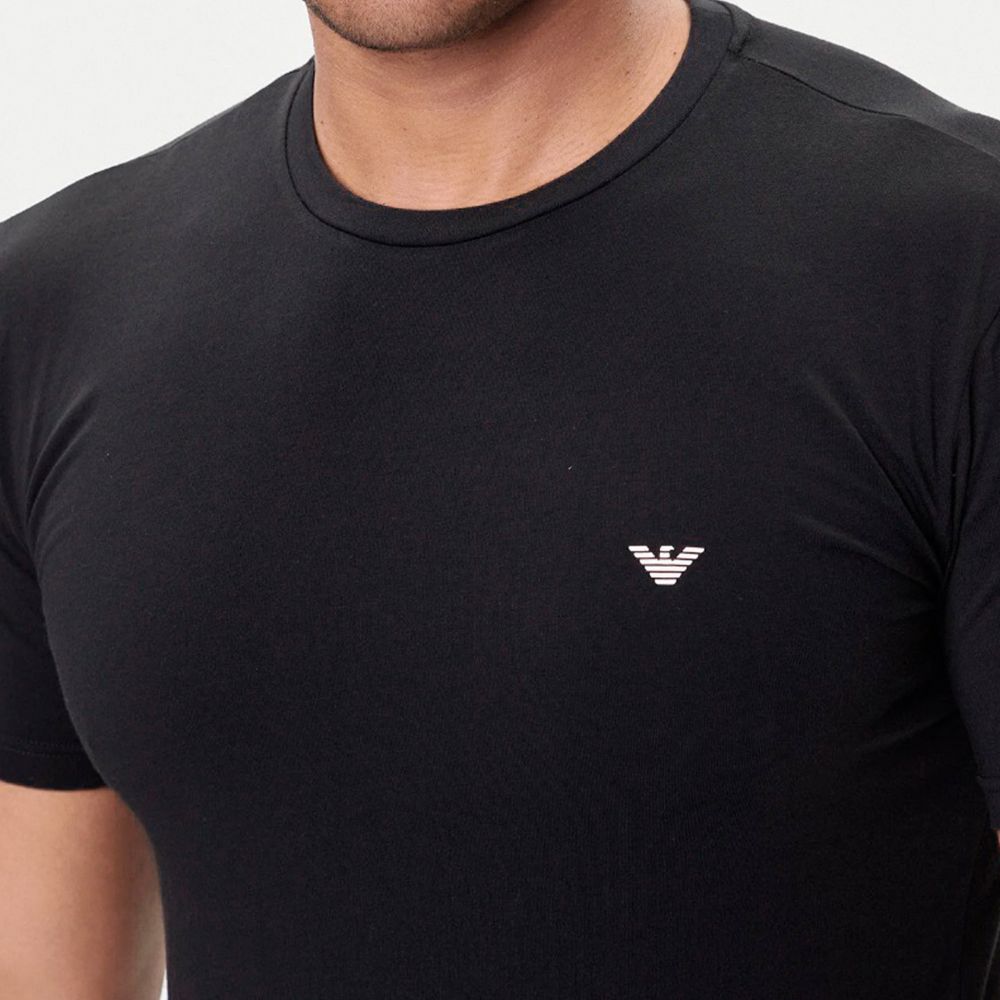 Мужская футболка черная Emporio Armani EM000379_AF14133