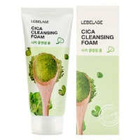 Балансирующая пенка для умывания с Центеллой Азиатской Lebelage Cica Cleansing Foam 100мл