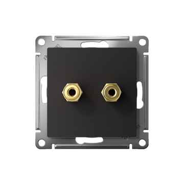 Розетка аудио 2-м AtlasDesign карбон SE ATN001087