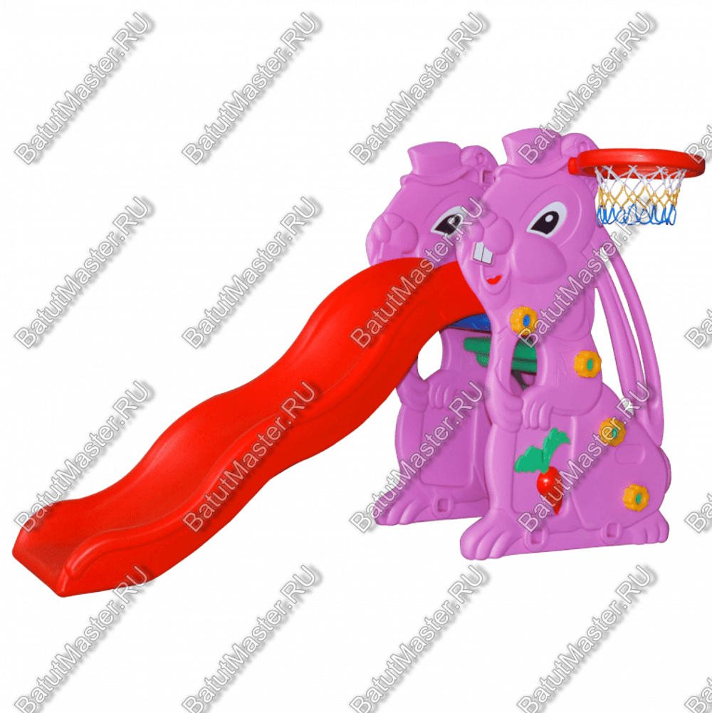 Маленькая детская горка "БЕЛОЧКА" TG006-01