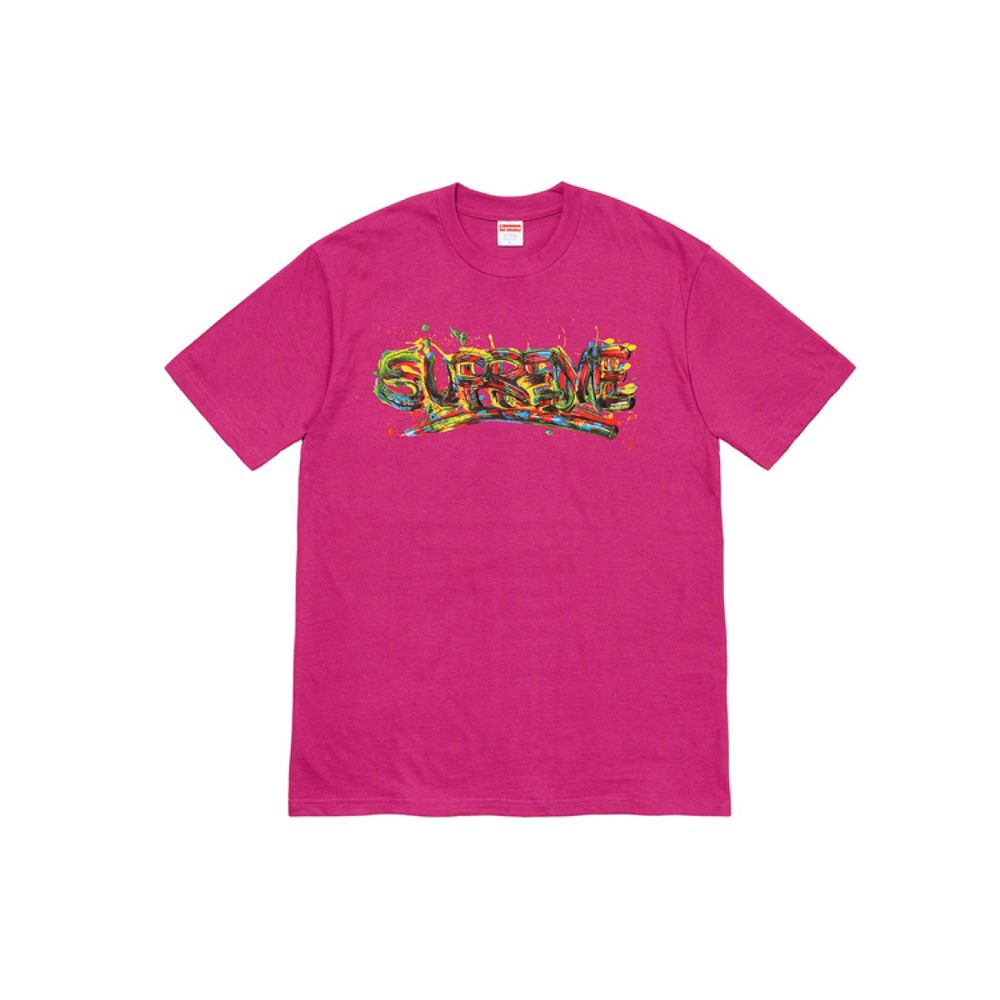 Supreme SS20 Week 1 Paint Logo Tee Logo T