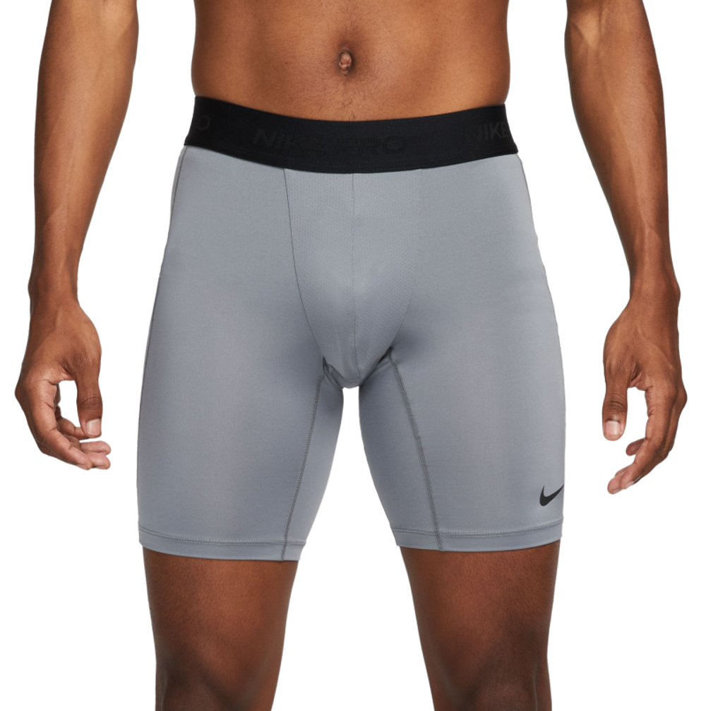 Термобелье Nike Pro Dri-Fit Fitness Long Shorts - smoke grey/black