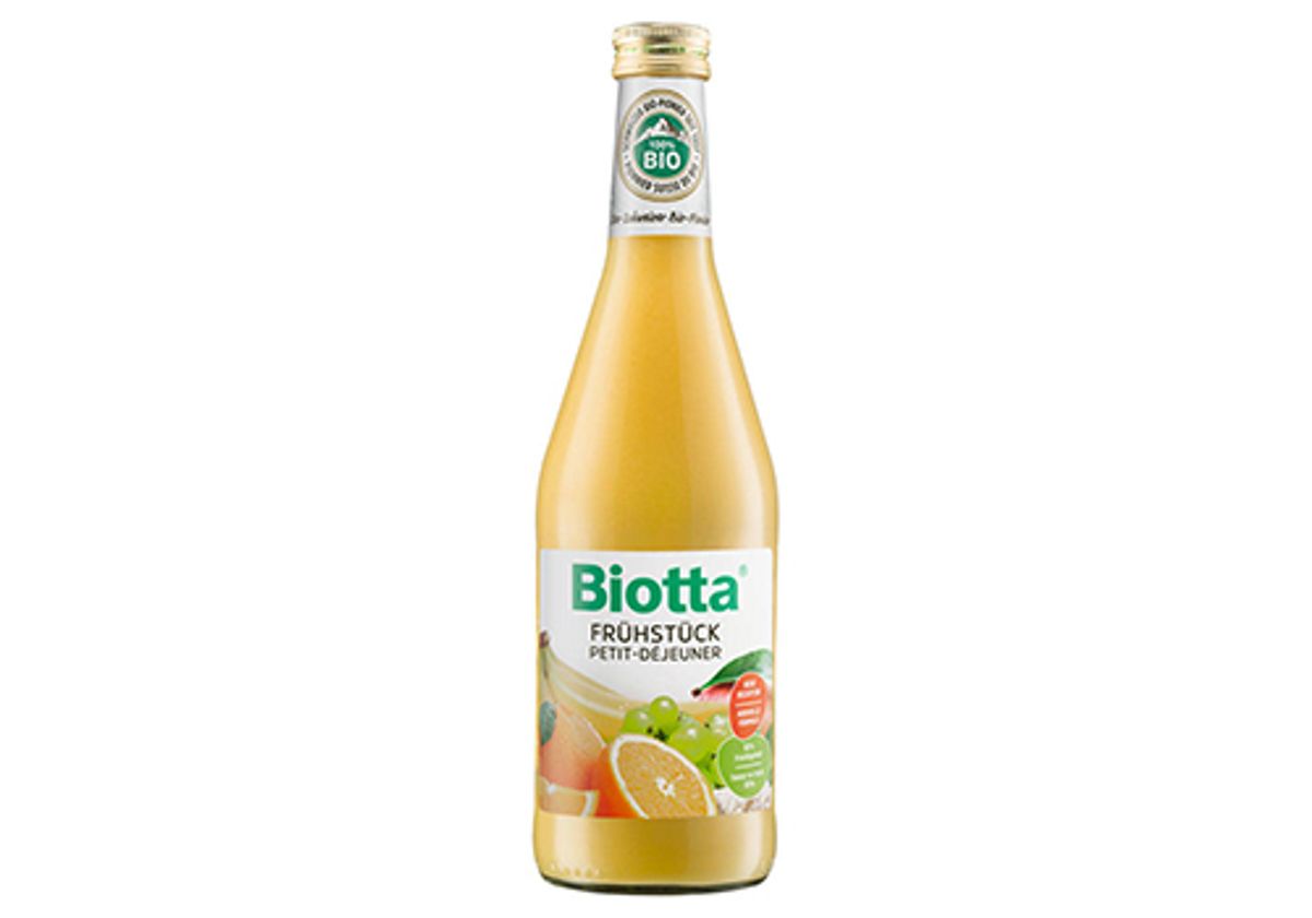 Мультифруктовый сокосодержащий напиток для завтрака Biotta, 500мл