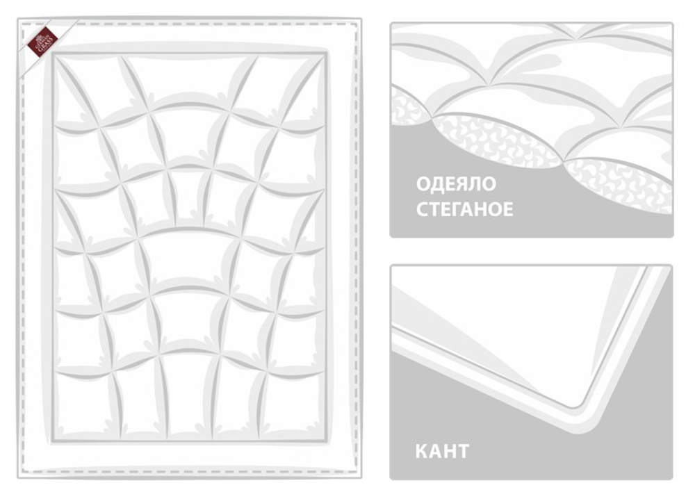 Одеяло теплое 200х220 German Grass Woolline Camel Wool