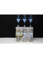 Фужеры для вина 6 штук Радужная коллекция