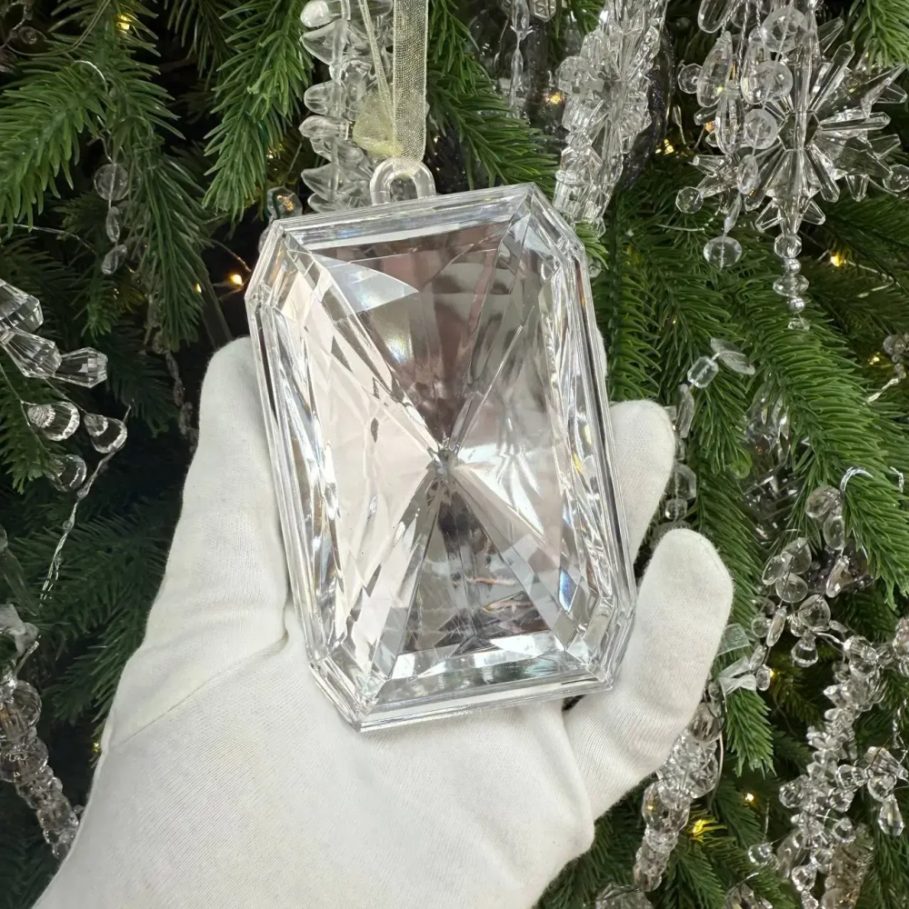 Ёлочное украшение «DIAMOND - Shine» 6,8*3,8*11,4 см, Серебро