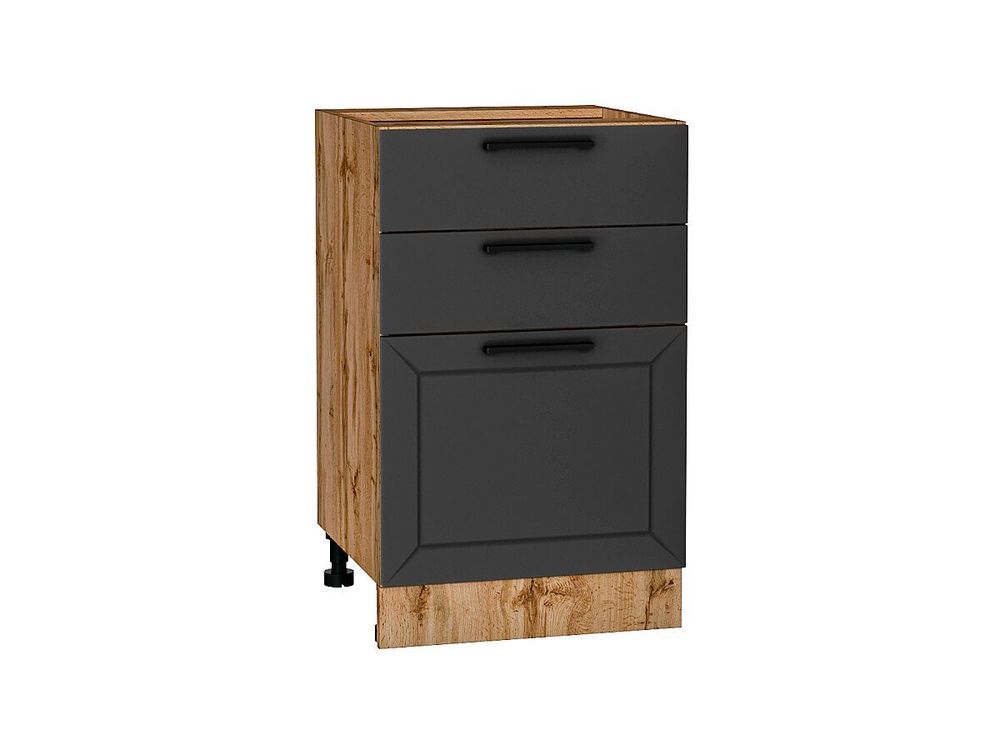 Шкаф нижний с 3-мя ящиками Глетчер