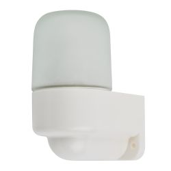 UWL-K03R 60W-E27 IP65 WHITE Светильник влагозащищенный под лампу Е27. угловой. для бань и саун. до +125С. Цвет корпуса белый. ТМ Uniel