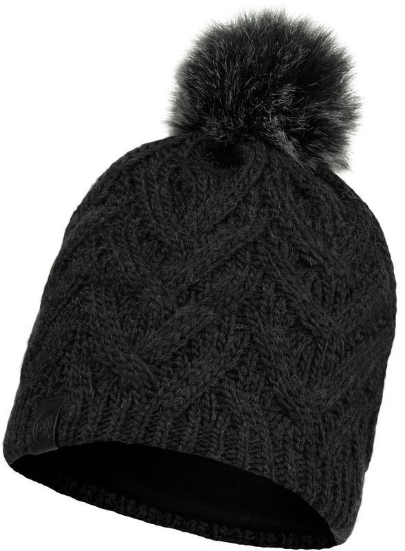 Шапка вязаная с флисом Buff Hat Knitted Polar Caryn Graphite Фото 1