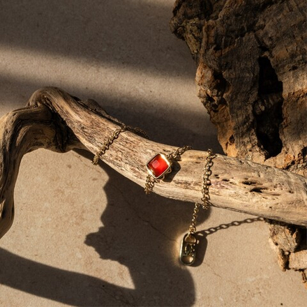 Колье Coeur de Lion Red agate (January) 1301/10-0300