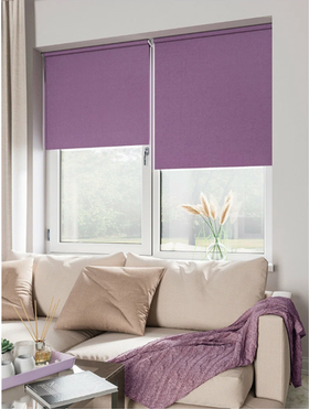 Рулонная штора блэкаут 98x175 см, пурпур