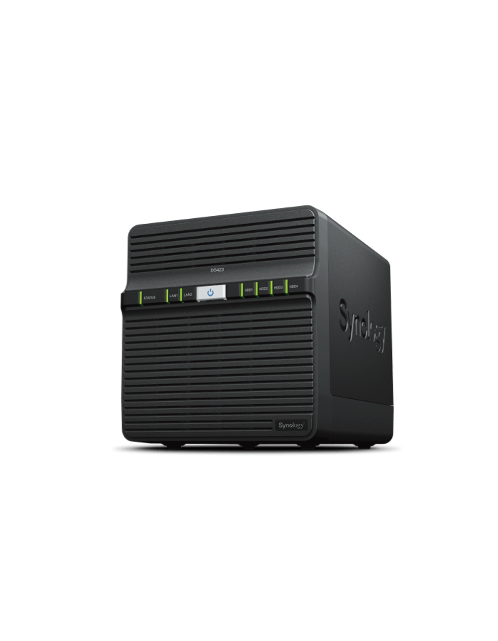 Система хранения данных Synology QC 1,1GhzCPU/2Gb/RAID0,1,10,5,6/upto 4HP HDD SATA(3.5', 2.5')/2xUSB3.2/2xGbE/iSCSI/2xIPcam(up to 30)/1xPS/1YW repl DS418