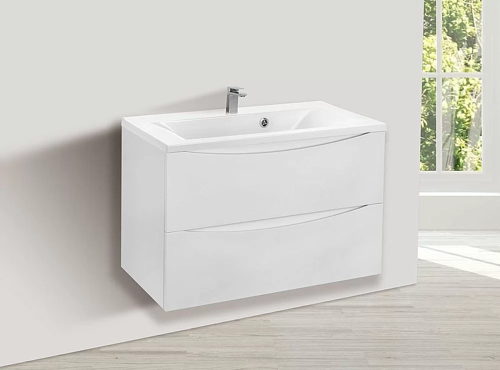 Тумба с раковиной Vincea Mia 750 G.White
