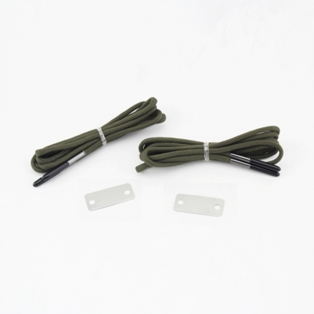 Паракордовые шнурки с огнивом олива 150см