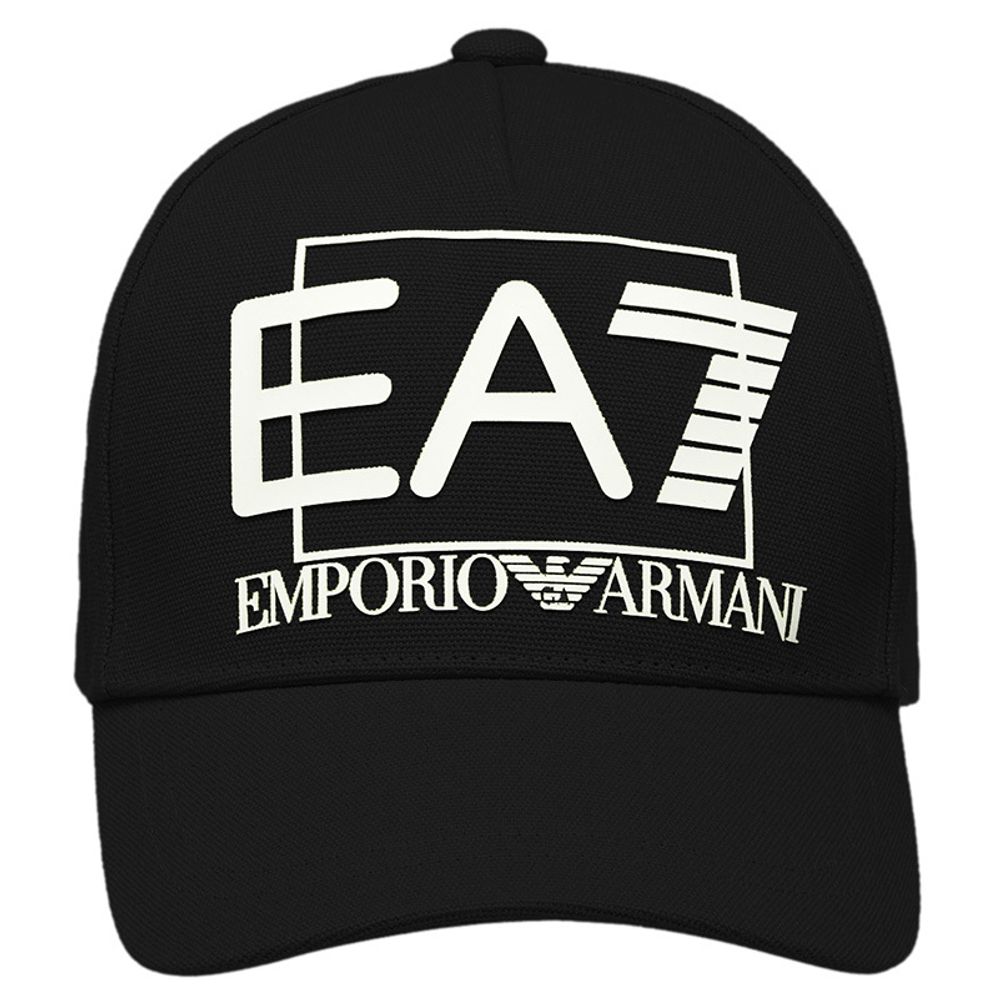 Теннисная кепка EA7 Man Woven Baseball Hat - black