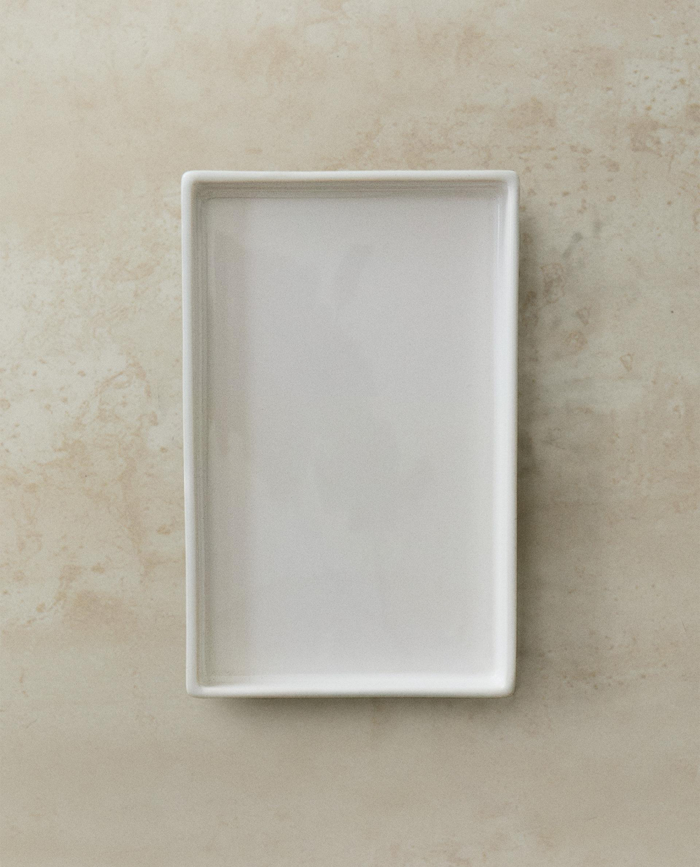 Zara Home поднос, фаянс, белый · 1576/102