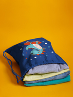 Набор для детского сада: кармашек, коврик, мешок. Динозавр