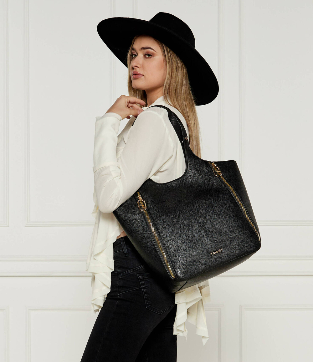 Сумка-шопер TWINSET - черный(242TB7023)