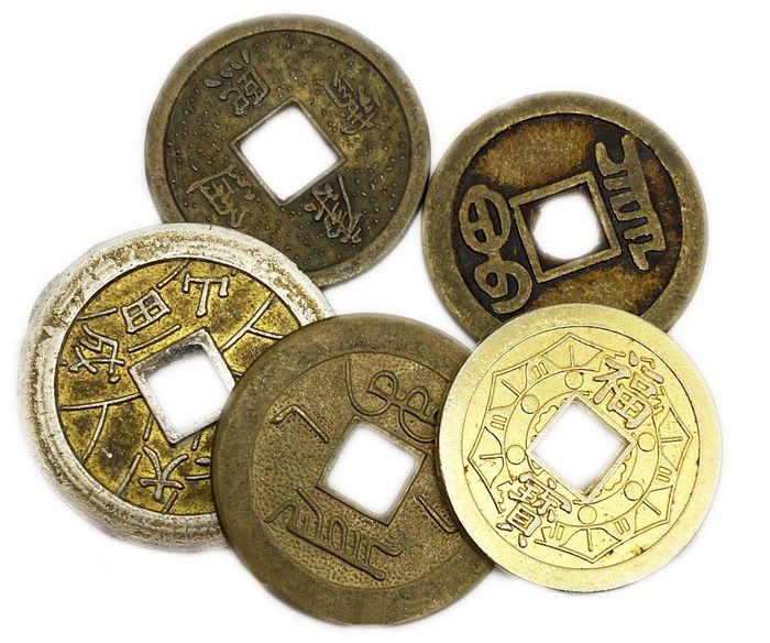 Набор китайских жетонов (5 шт.)