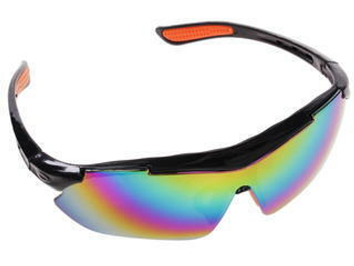 Очки защитные DDE темные (радуга) 647-642