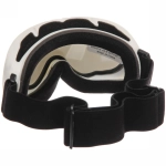 Очки горнолыжные H005, белая оправа/серебристая линза