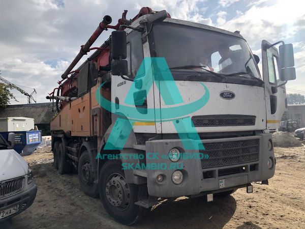Ремонт автобетононасоса на шасси Ford