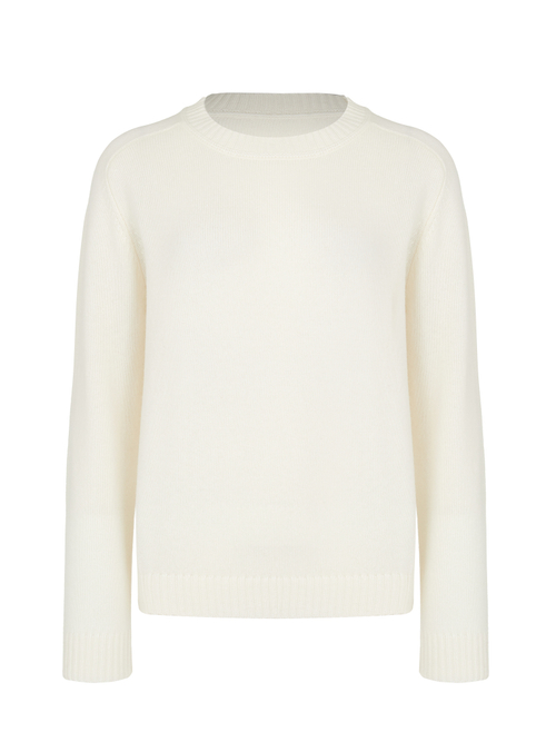 Джемпер молочного цвета