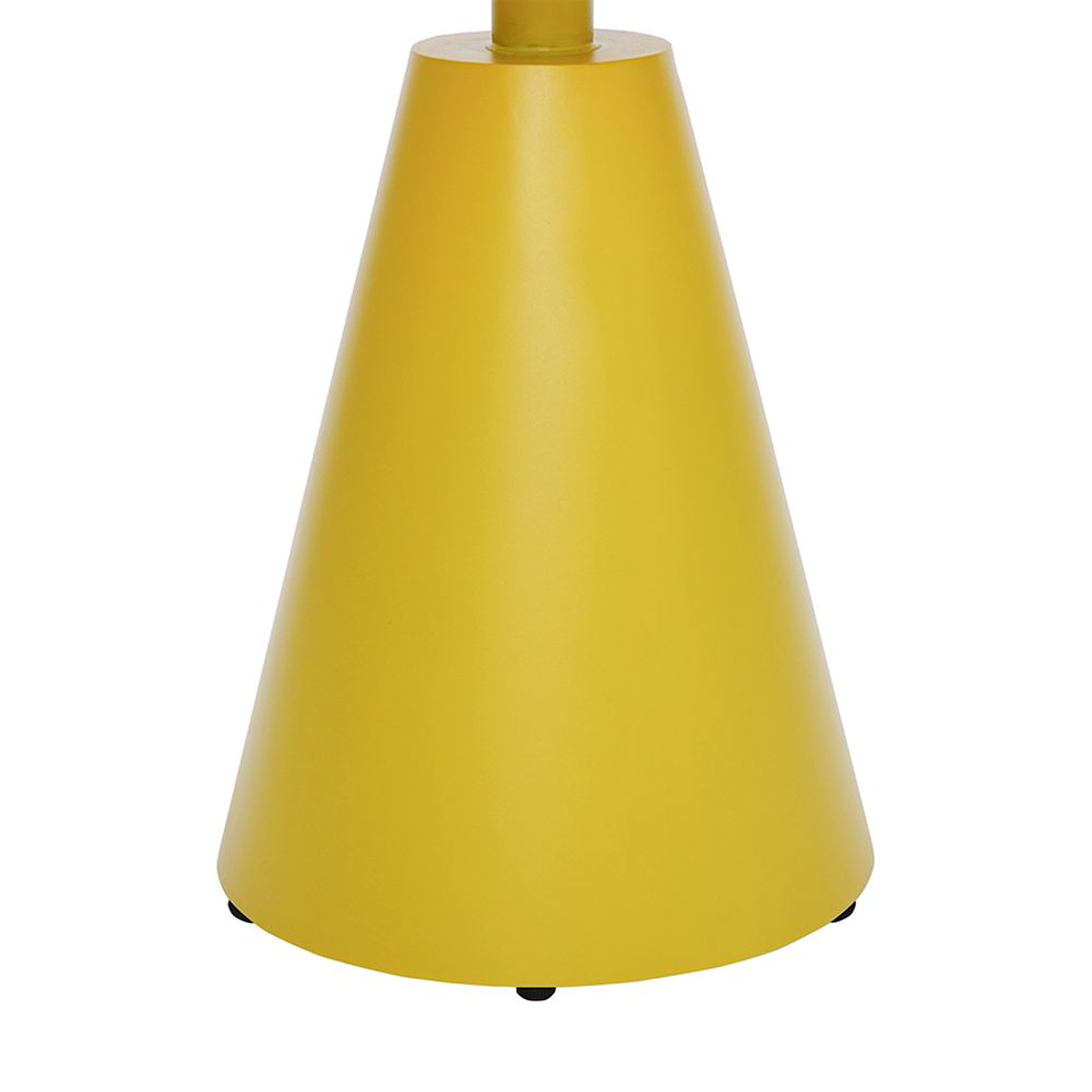 Столик кофейный Marius, Ø50 см, желтый